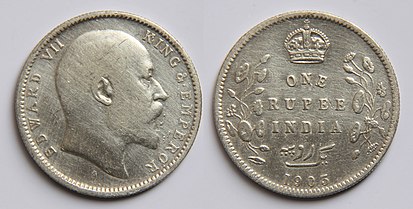 1_Indian_rupee_(1905)_coin